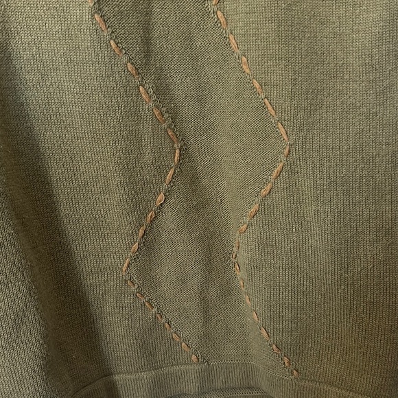 Emporio Armani Green V-Neck Short Sleeve T-Shirt - Picture 10 of 16